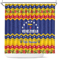 Venezuela Christmas Shower Curtain Feliz Navidad