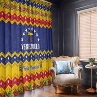 Venezuela Christmas Window Curtain Feliz Navidad - Wonder Print Shop