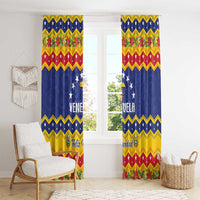 Venezuela Christmas Window Curtain Feliz Navidad - Wonder Print Shop