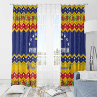 Venezuela Christmas Window Curtain Feliz Navidad - Wonder Print Shop