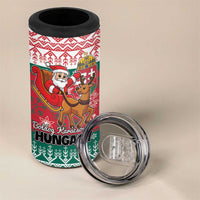 Hungary Christmas 4 in 1 Can Cooler Tumbler Magyarorszag Boldog Karacsonyt - Wonder Print Shop