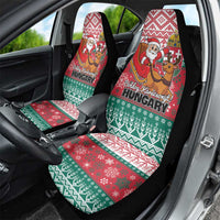 Hungary Christmas Car Seat Cover Magyarorszag Boldog Karacsonyt - Wonder Print Shop