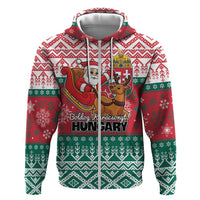 Personalized Hungary Christmas Hoodie Magyarorszag Boldog Karacsonyt - Wonder Print Shop