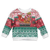 Hungary Christmas Kid Ugly Christmas Sweater Magyarorszag Boldog Karacsonyt - Wonder Print Shop