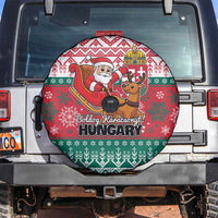 Hungary Christmas Spare Tire Cover Magyarorszag Boldog Karacsonyt - Wonder Print Shop