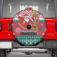 Hungary Christmas Spare Tire Cover Magyarorszag Boldog Karacsonyt - Wonder Print Shop
