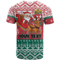 Personalized Hungary Christmas T Shirt Magyarorszag Boldog Karacsonyt - Wonder Print Shop