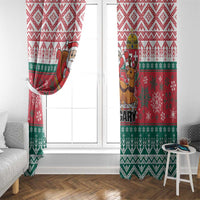 Hungary Christmas Window Curtain Magyarorszag Boldog Karacsonyt - Wonder Print Shop