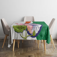 India Republic Day Tablecloth Lotus Floral Paisley Pattern - Wonder Print Shop