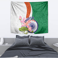 India Republic Day Tapestry Lotus Floral Paisley Pattern - Wonder Print Shop