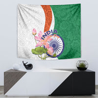 India Republic Day Tapestry Lotus Floral Paisley Pattern - Wonder Print Shop