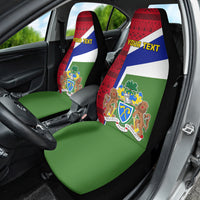 Gambia Independence Day Car Seat Cover Coat Of Arms African Pattern - Wonder Print Shop