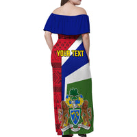 Gambia Independence Day Family Matching Off Shoulder Maxi Dress and Hawaiian Shirt Coat Of Arms African Pattern - Wonder Print Shop