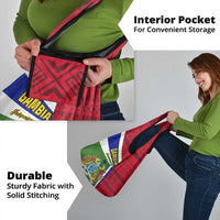 Gambia Independence Day Grocery Bag Coat Of Arms African Pattern