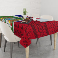 Gambia Independence Day Tablecloth Coat Of Arms African Pattern - Wonder Print Shop