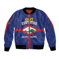Personalized Sint Eustatius Bomber Jacket Statia Superba et Confidens - Wonder Print Shop