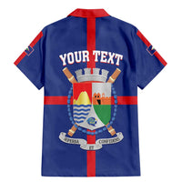 Personalized Sint Eustatius Family Matching Mermaid Dress and Hawaiian Shirt Statia Superba et Confidens - Wonder Print Shop