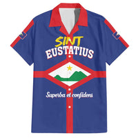 Personalized Sint Eustatius Family Matching Off Shoulder Maxi Dress and Hawaiian Shirt Statia Superba et Confidens - Wonder Print Shop
