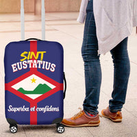 Sint Eustatius Luggage Cover Statia Superba et Confidens - Wonder Print Shop