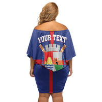 Personalized Sint Eustatius Off Shoulder Short Dress Statia Superba et Confidens - Wonder Print Shop