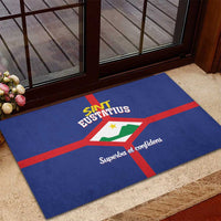 Sint Eustatius Rubber Doormat Statia Superba et Confidens - Wonder Print Shop