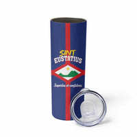 Personalized Sint Eustatius Skinny Tumbler Statia Superba et Confidens - Wonder Print Shop
