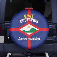 Sint Eustatius Spare Tire Cover Statia Superba et Confidens - Wonder Print Shop