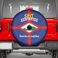 Sint Eustatius Spare Tire Cover Statia Superba et Confidens - Wonder Print Shop