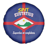 Sint Eustatius Spare Tire Cover Statia Superba et Confidens - Wonder Print Shop