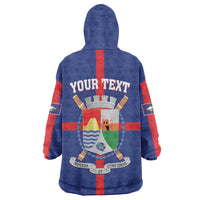 Personalized Sint Eustatius Wearable Blanket Hoodie Statia Superba et Confidens - Wonder Print Shop