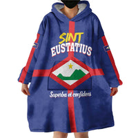 Personalized Sint Eustatius Wearable Blanket Hoodie Statia Superba et Confidens - Wonder Print Shop