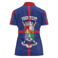 Personalized Sint Eustatius Women Polo Shirt Statia Superba et Confidens - Wonder Print Shop