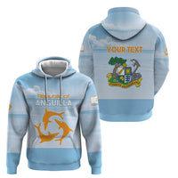 Personalized Republic of Anguilla Hoodie Strength and Endurance - Wonder Print Shop