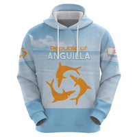 Personalized Republic of Anguilla Hoodie Strength and Endurance - Wonder Print Shop
