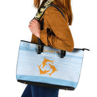 Republic of Anguilla Leather Tote Bag Strength and Endurance