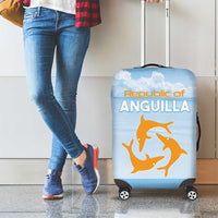 Republic of Anguilla Luggage Cover Strength and Endurance - Wonder Print Shop