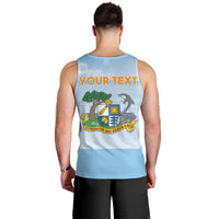 Personalized Republic of Anguilla Men Tank Top Strength and Endurance - Wonder Print Shop