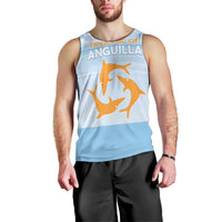 Personalized Republic of Anguilla Men Tank Top Strength and Endurance - Wonder Print Shop