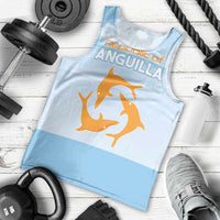 Personalized Republic of Anguilla Men Tank Top Strength and Endurance - Wonder Print Shop