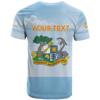 Personalized Republic of Anguilla T Shirt Strength and Endurance - Wonder Print Shop