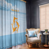 Republic of Anguilla Window Curtain Strength and Endurance - Wonder Print Shop