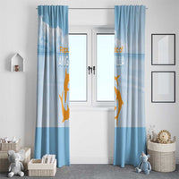 Republic of Anguilla Window Curtain Strength and Endurance - Wonder Print Shop