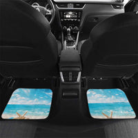 Anguilla Car Mats Three Orange Gold Natural Dolphins - Wonder Print Shop