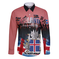Iceland Independence Day 2024 Family Matching Puletasi and Hawaiian Shirt Coat Of Arms Happy 80th Anniversary - Wonder Print Shop