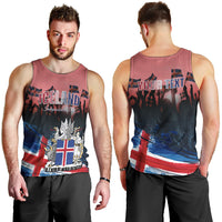 Iceland Independence Day 2024 Men Tank Top Coat Of Arms Happy 80th Anniversary - Wonder Print Shop