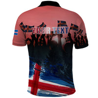 Iceland Independence Day 2024 Polo Shirt Coat Of Arms Happy 80th Anniversary - Wonder Print Shop