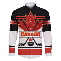 Canada Hockey 2024 Family Matching Puletasi and Hawaiian Shirt Hockey is Canada Game - Wonder Print Shop