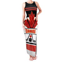 Canada Hockey 2024 Family Matching Tank Maxi Dress and Hawaiian Shirt Hockey is Canada Game - Wonder Print Shop