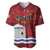 Personalised Kingston Baseball Jersey Antiquitate Civilitate Humanitate