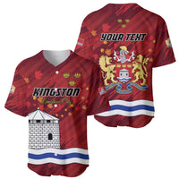 Personalised Kingston Baseball Jersey Antiquitate Civilitate Humanitate